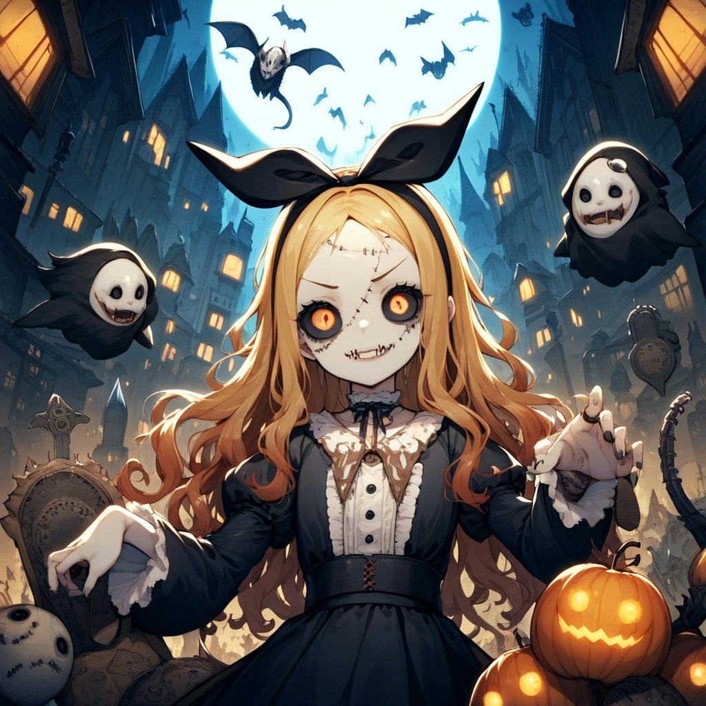 ホラーチックにハロウィン