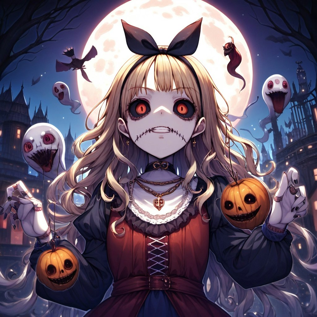 ホラーチックにハロウィン