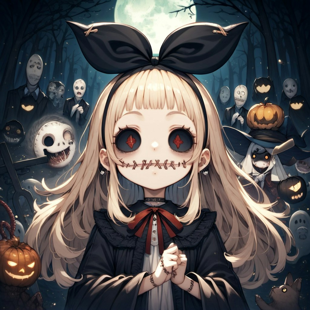 ホラーチックにハロウィン