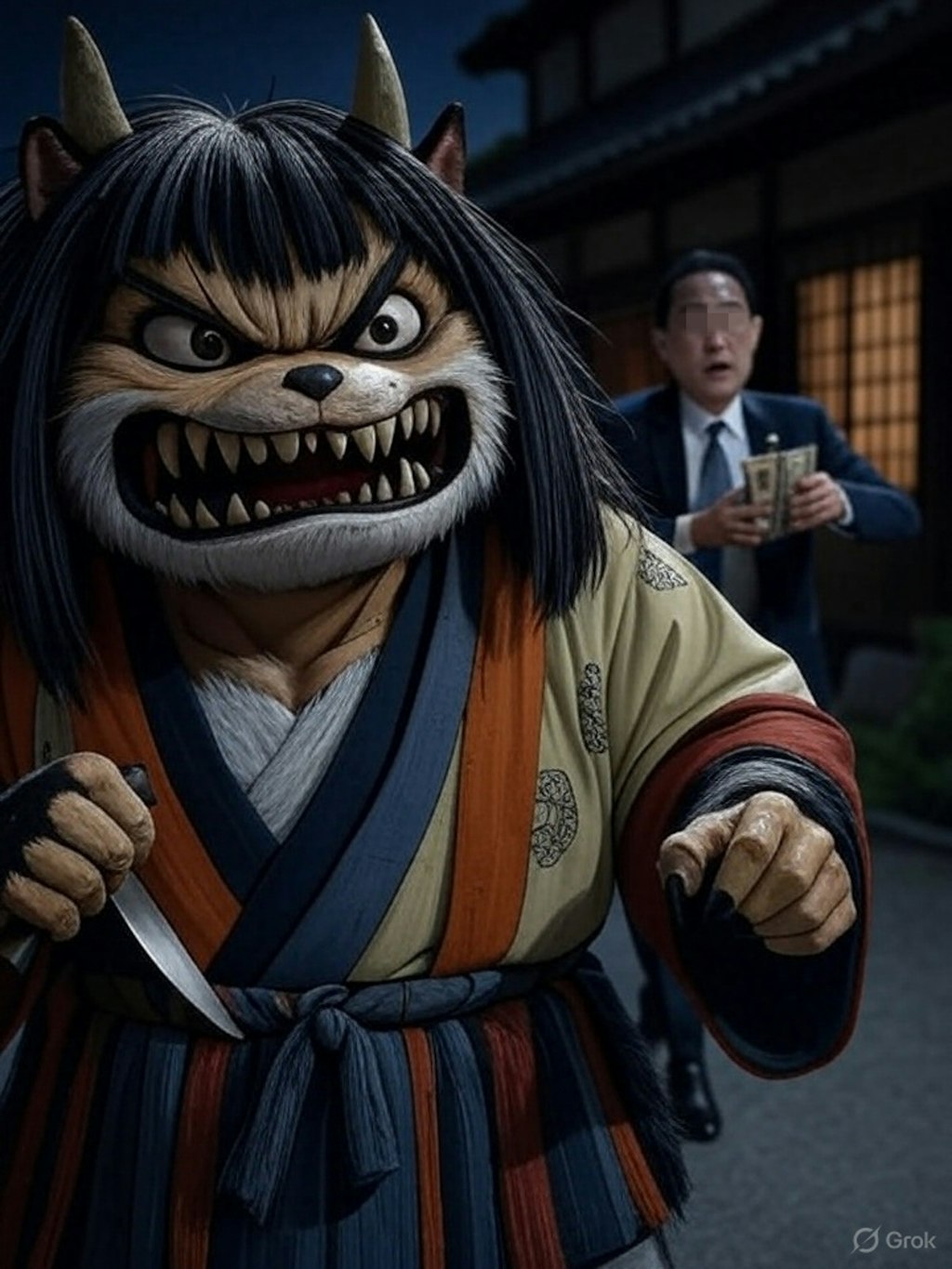 なまはげ「わ゛り゛ぃ゛お偉いさんはイ゛ネ゛ェ゛ガァ゛ー！！」