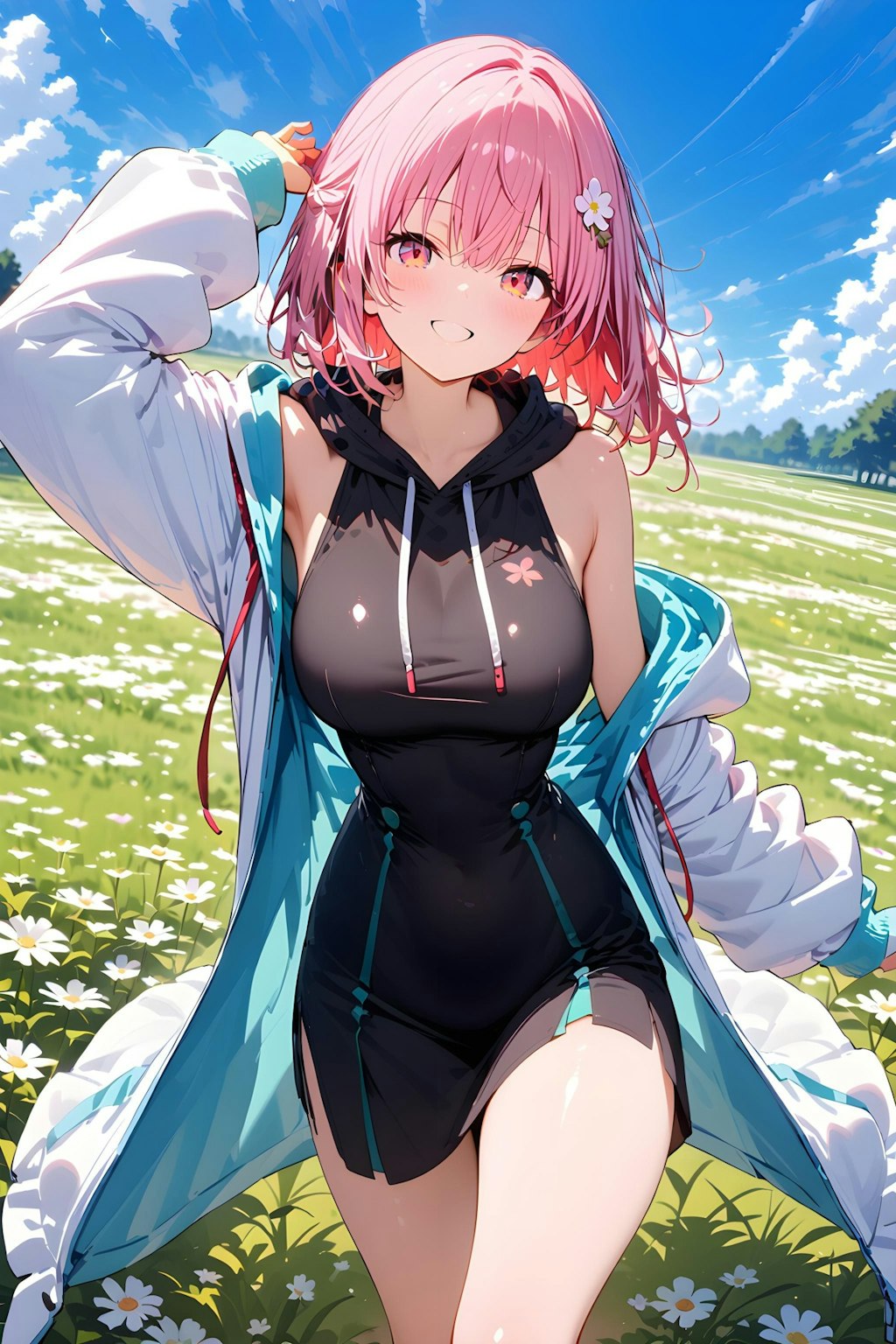 草原にキミと