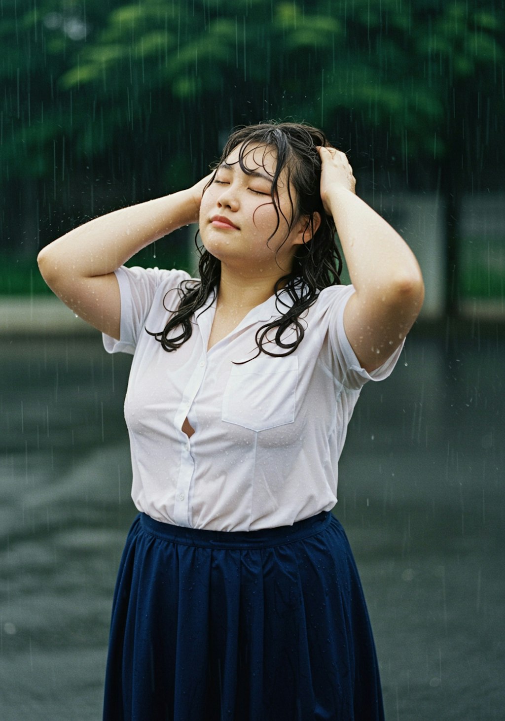 恵みの雨。