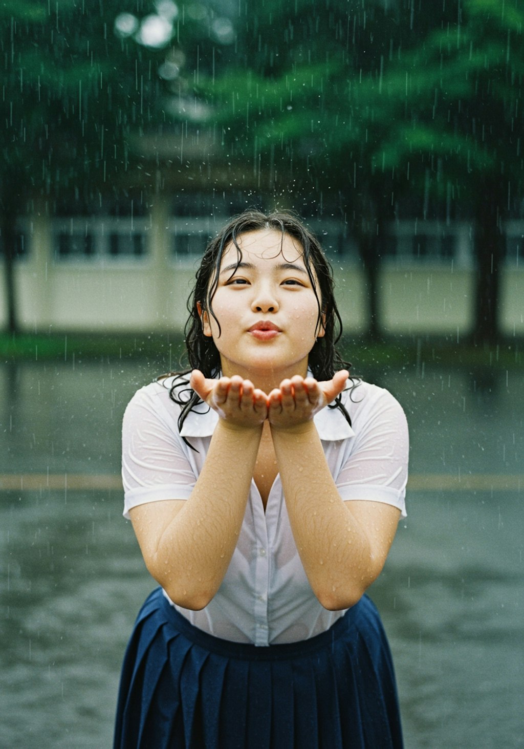 恵みの雨。