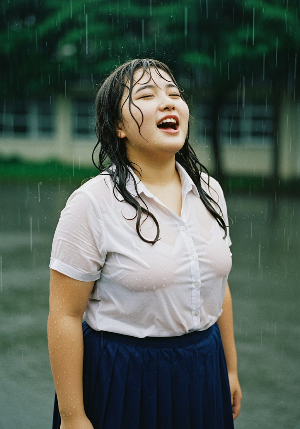 恵みの雨。