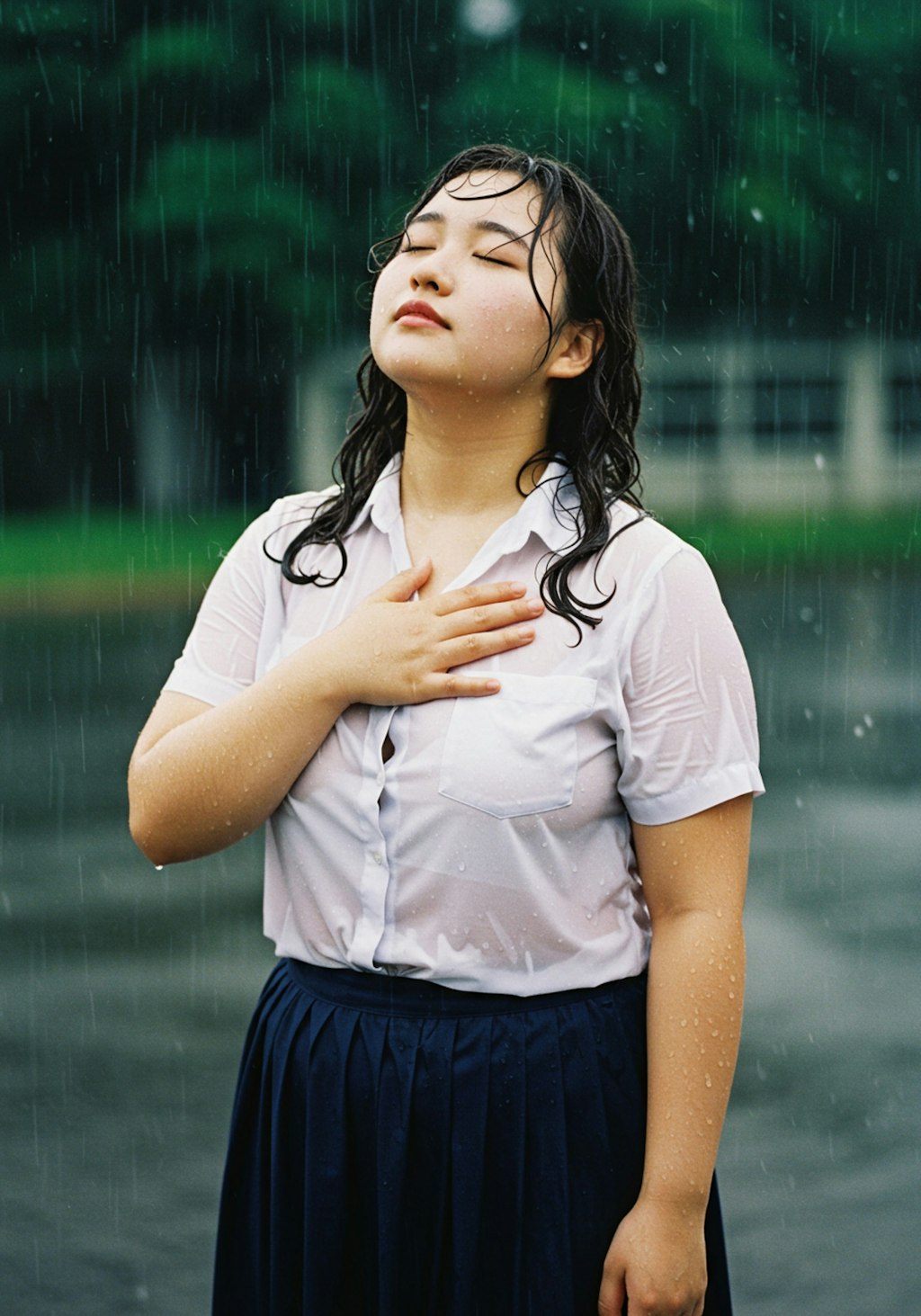 恵みの雨。