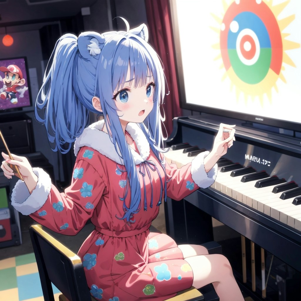 AQUAで音楽少女ちゃん