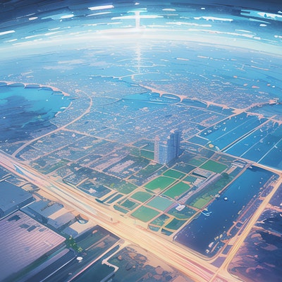 近未来🌊海上都市🌊