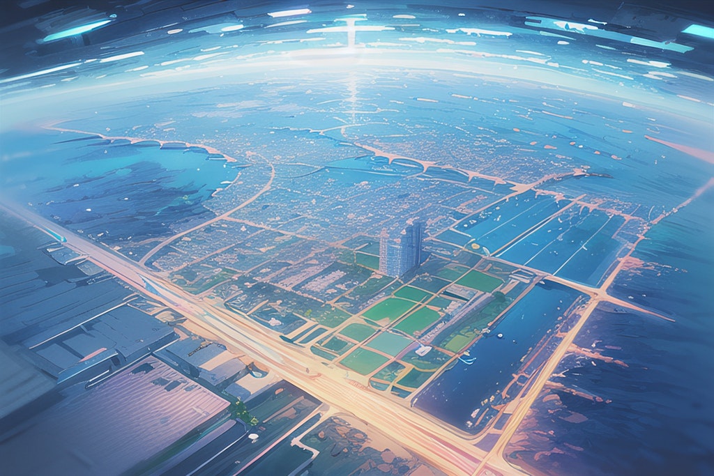 近未来🌊海上都市🌊