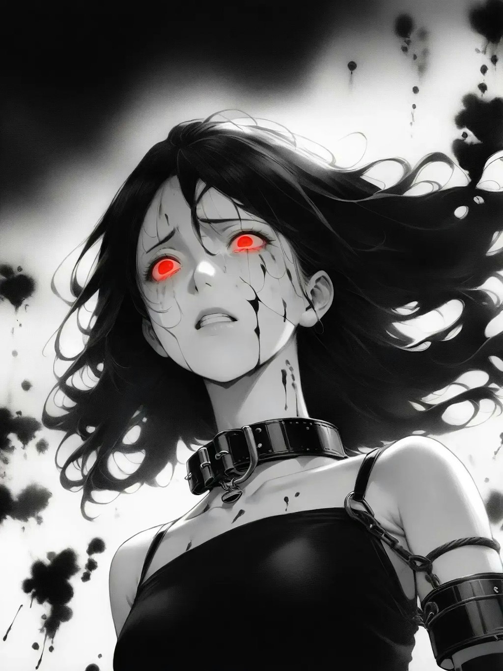 水墨画風