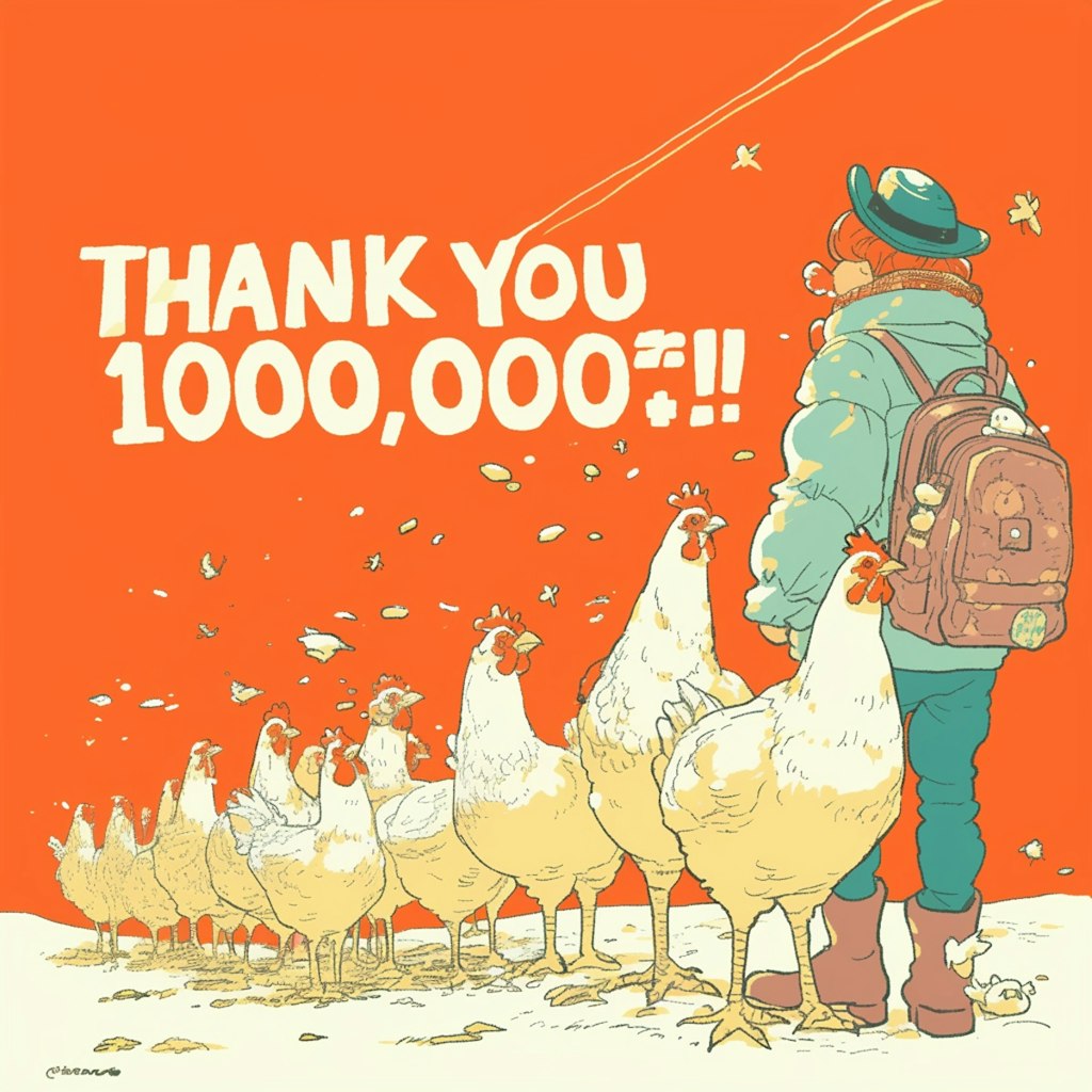 Thank you!! 100,000 likes!!