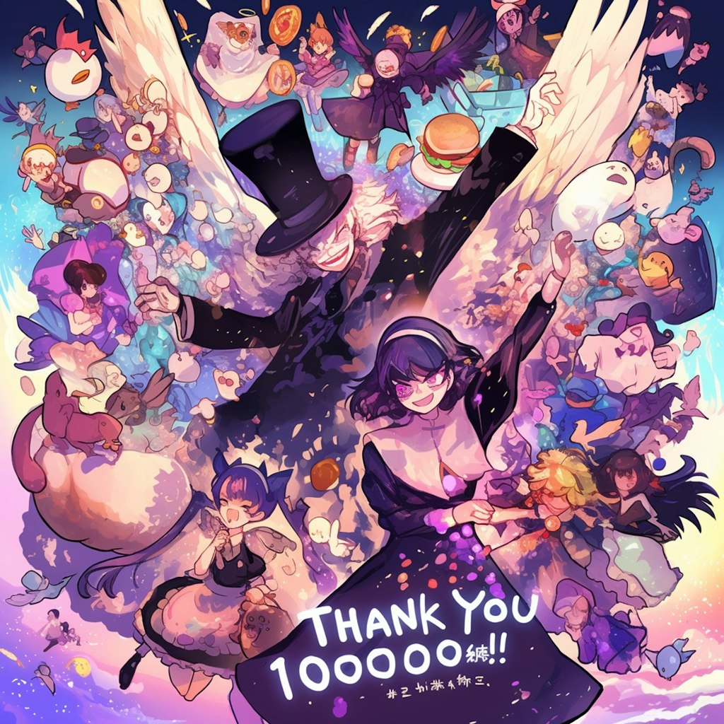 Thank you!! 100,000 likes!!