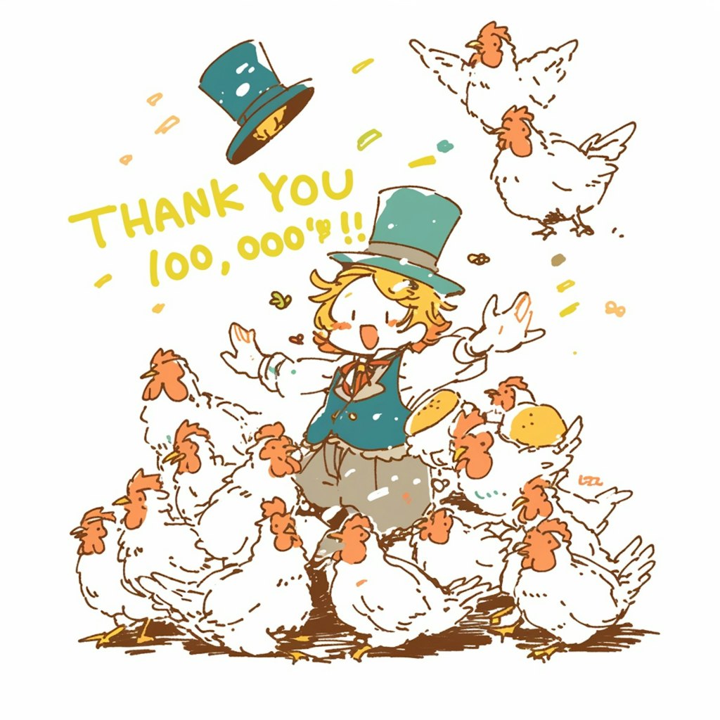 Thank you!! 100,000 likes!!