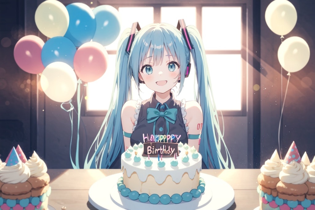 Miku, Happy Birthday!!(AQUA)