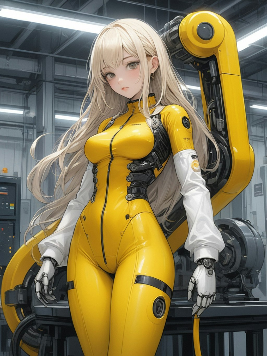 cosmic android girl