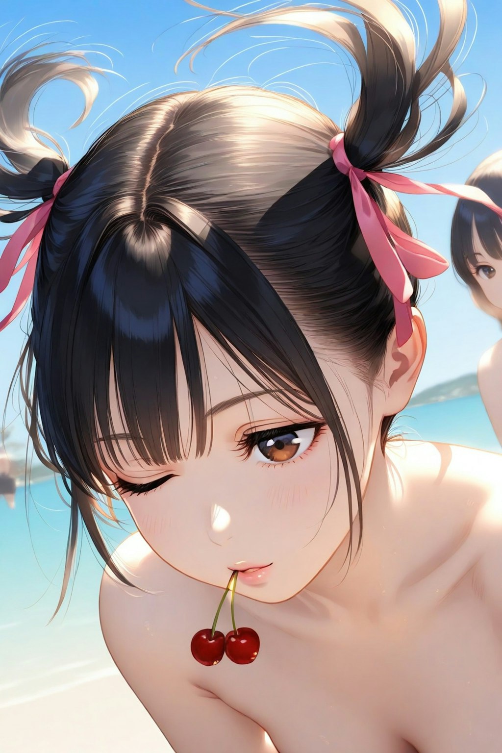 サクランボ　チャレンジ