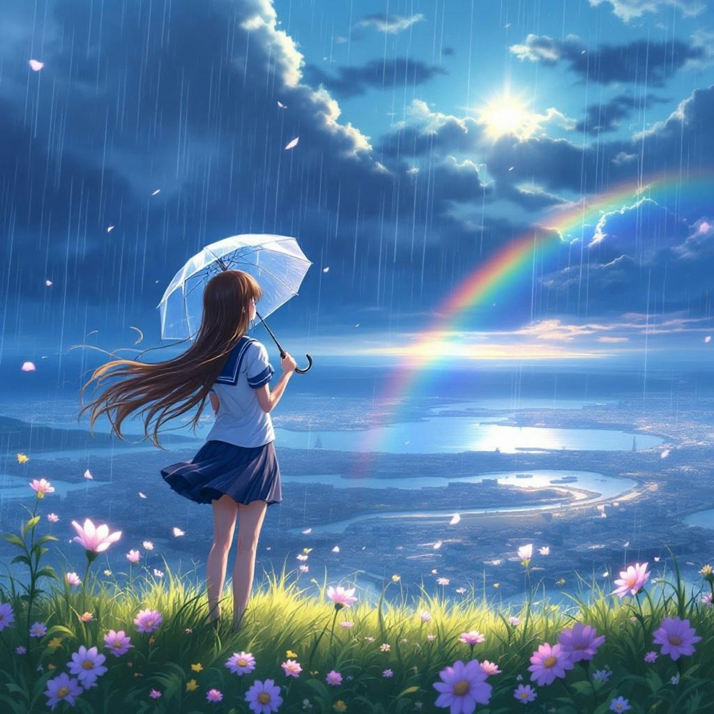 雨のち晴