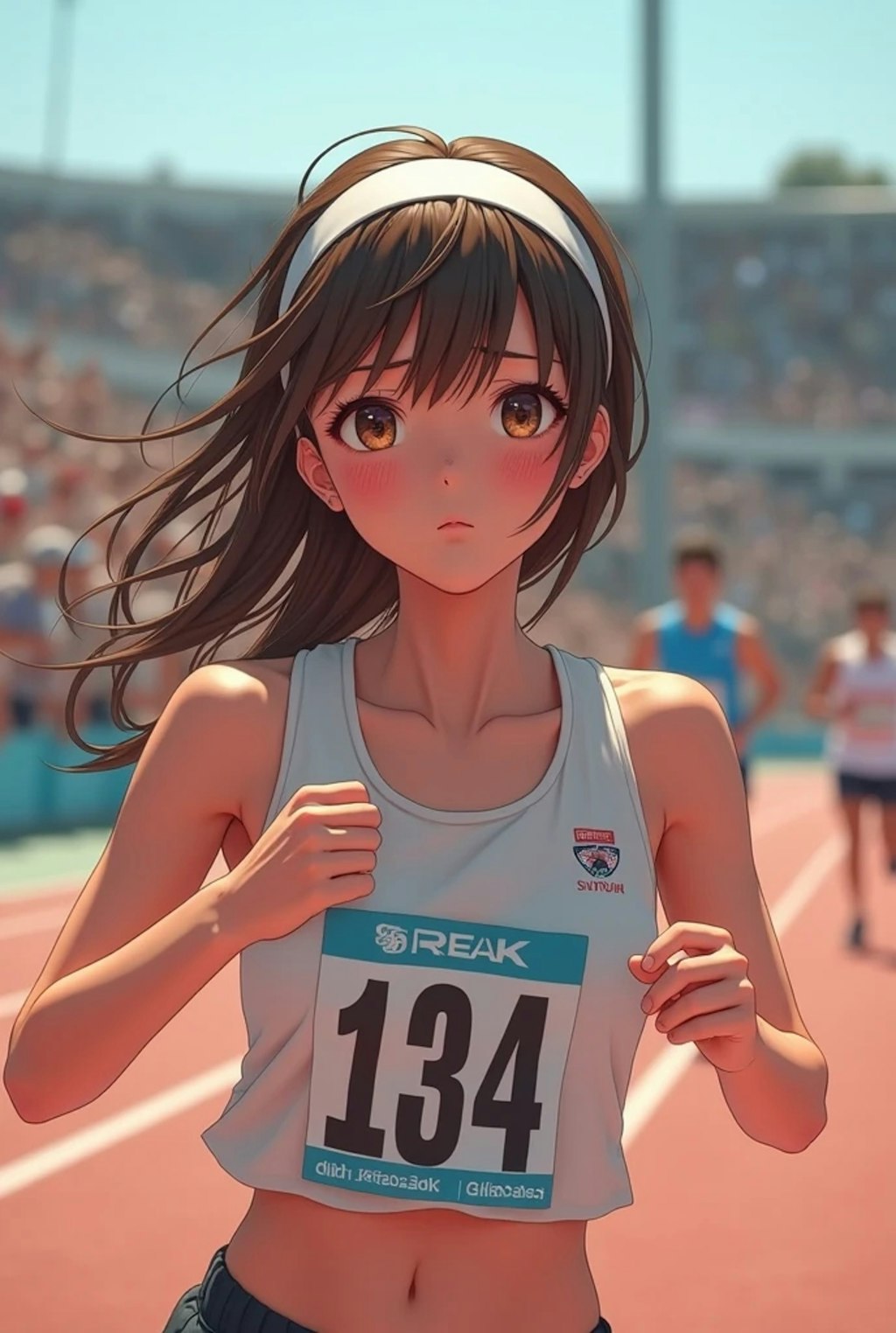 美的陸上女子