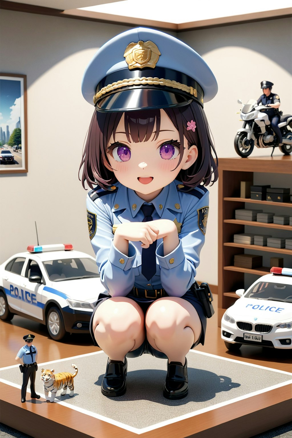 一日警察署長さん🎶
