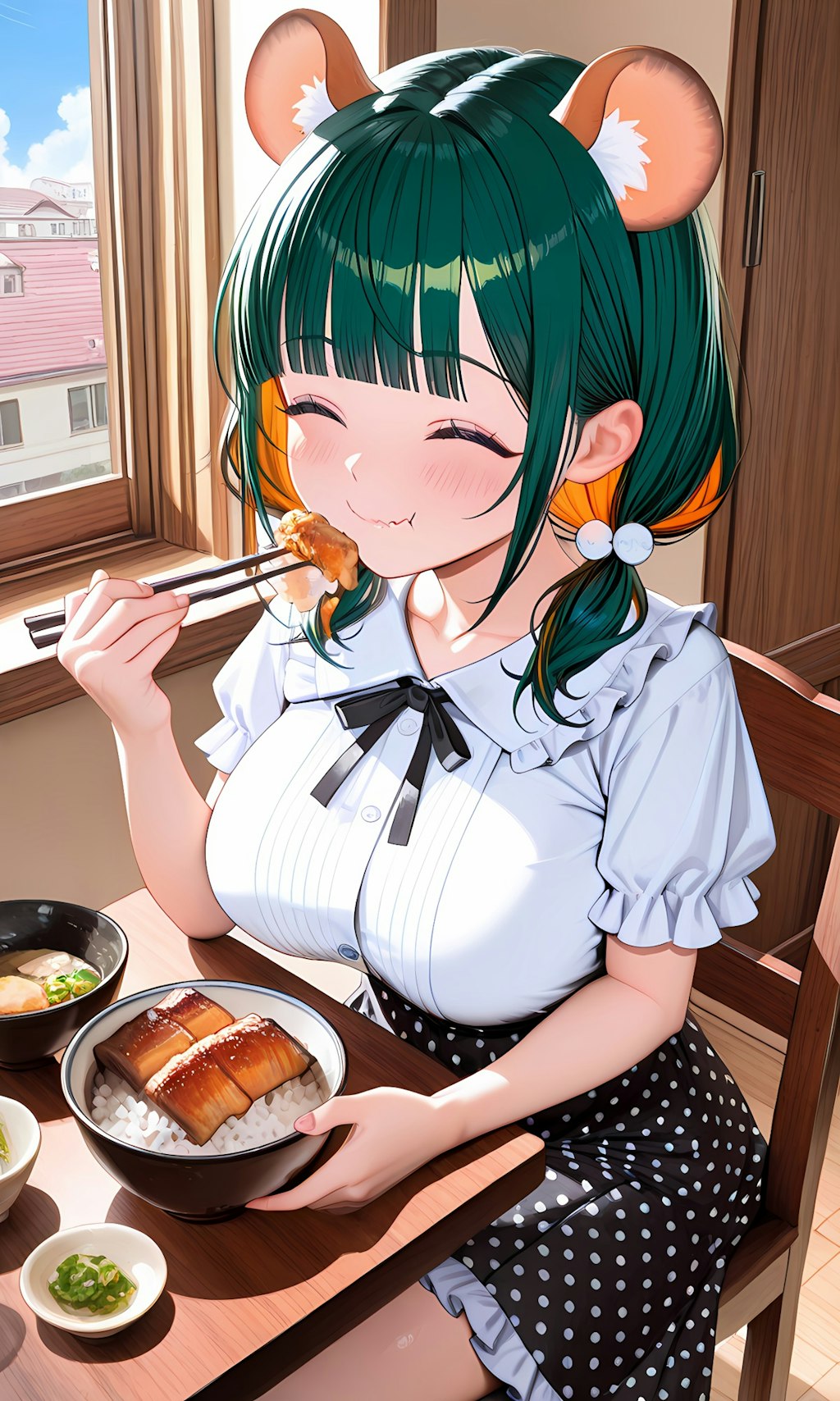 鰻重おひいれふっ♪(食べながら喋るのはやめましょう)