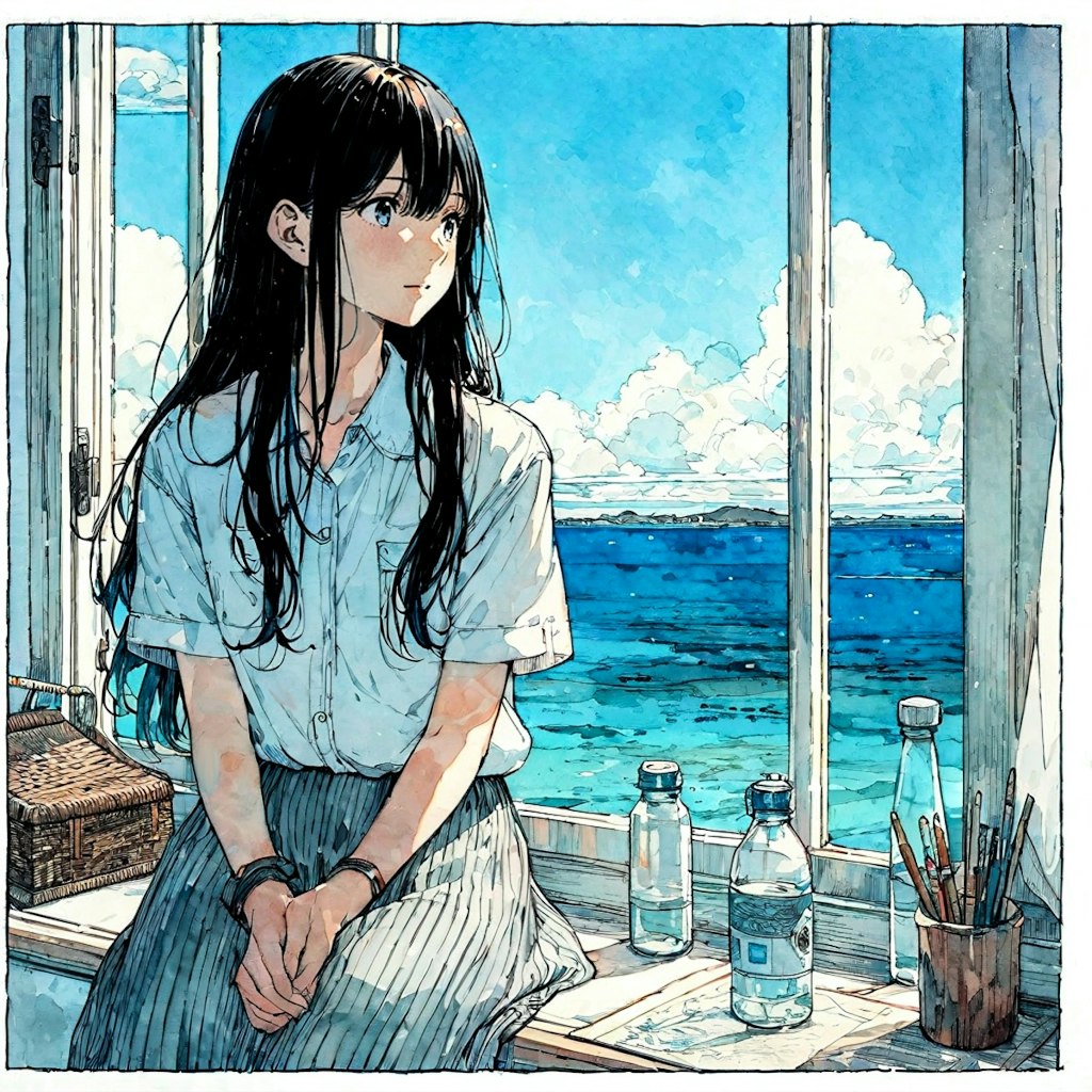 夏空と少女74