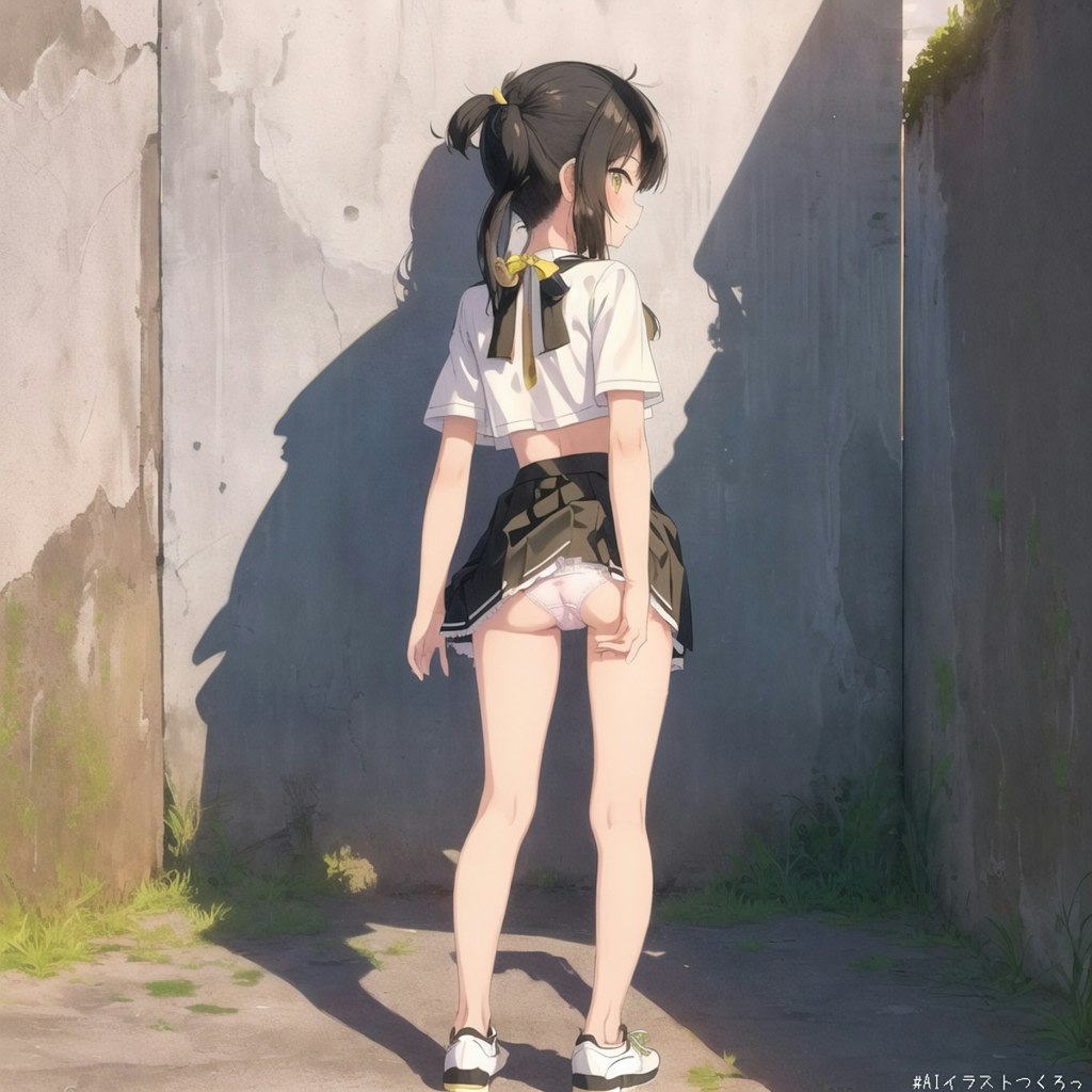 少女に呼ばれて付いて行った路地裏