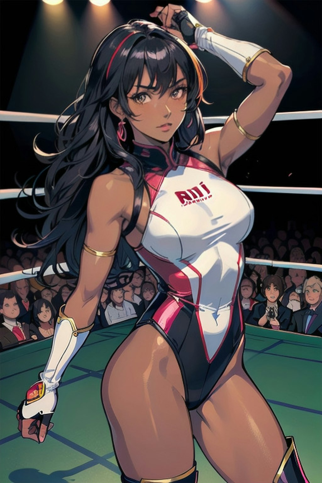 褐色女子プロレスラー