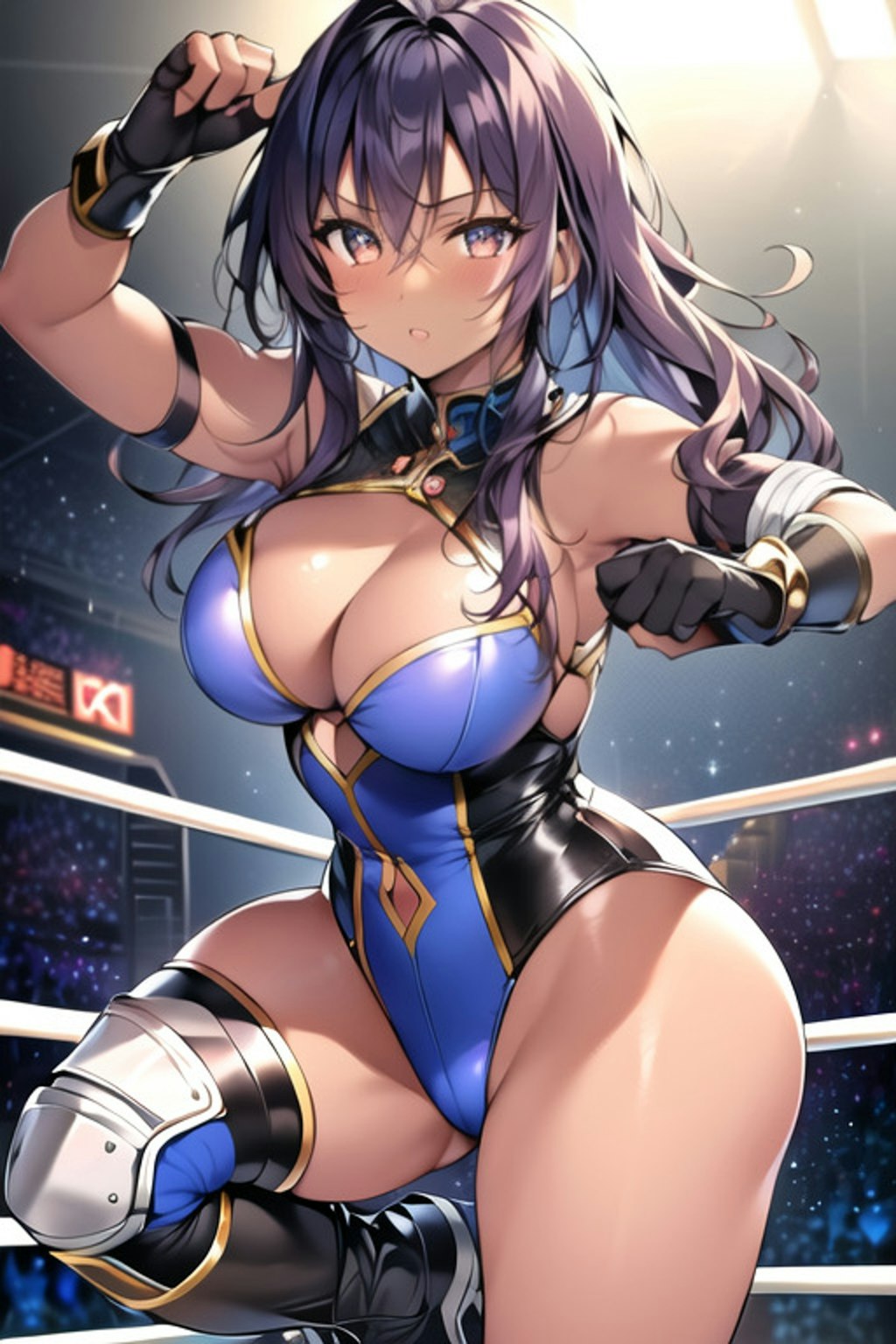 褐色女子プロレスラー