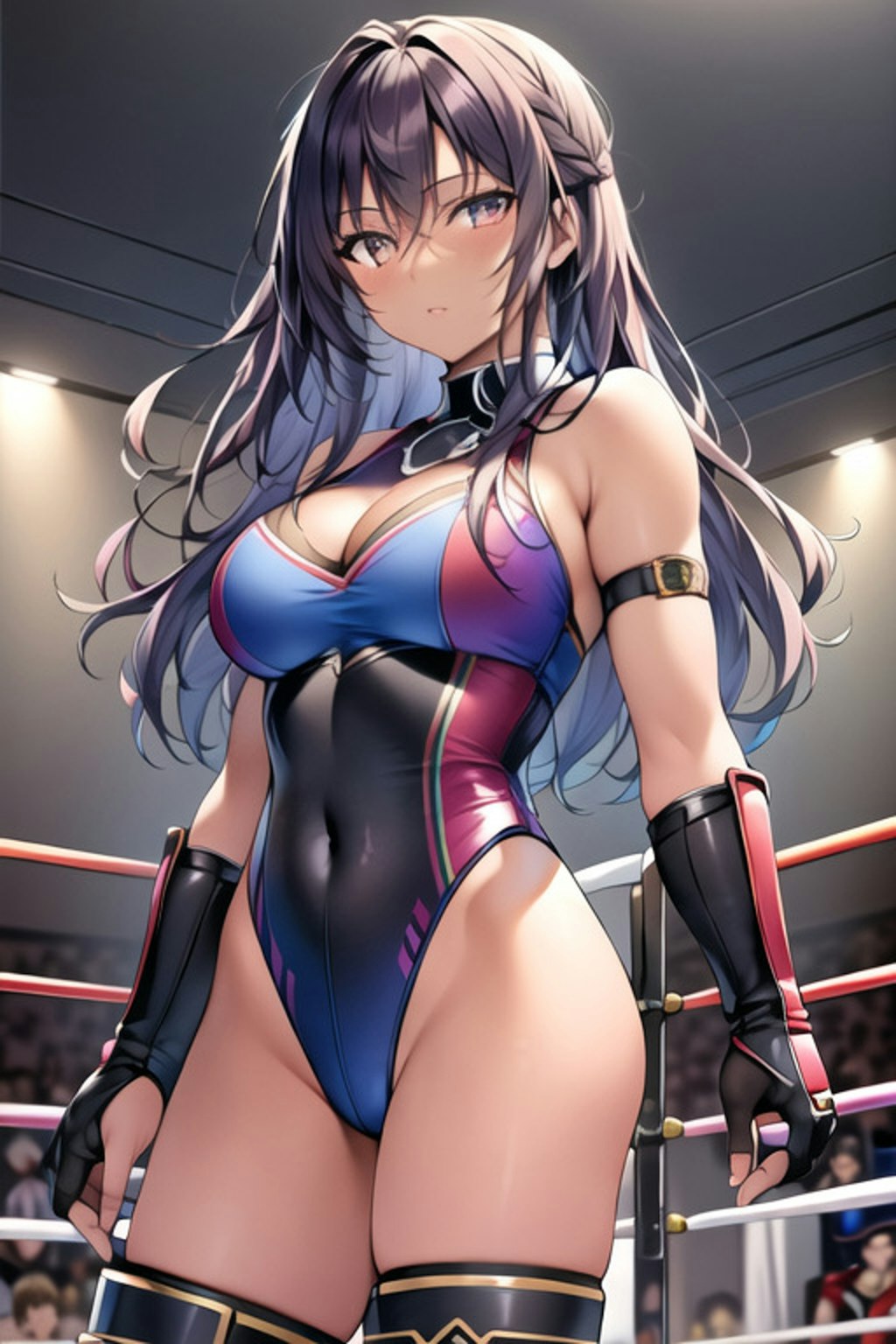 褐色女子プロレスラー