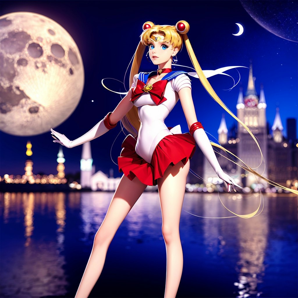 月野うさぎの冒険！美少女戦士セーラームーンが幻想的な月の城で闘う