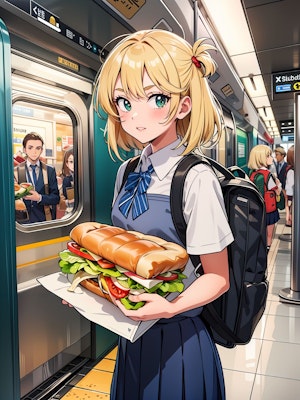 サブウェイ(地下鉄)でのサンドイッチ