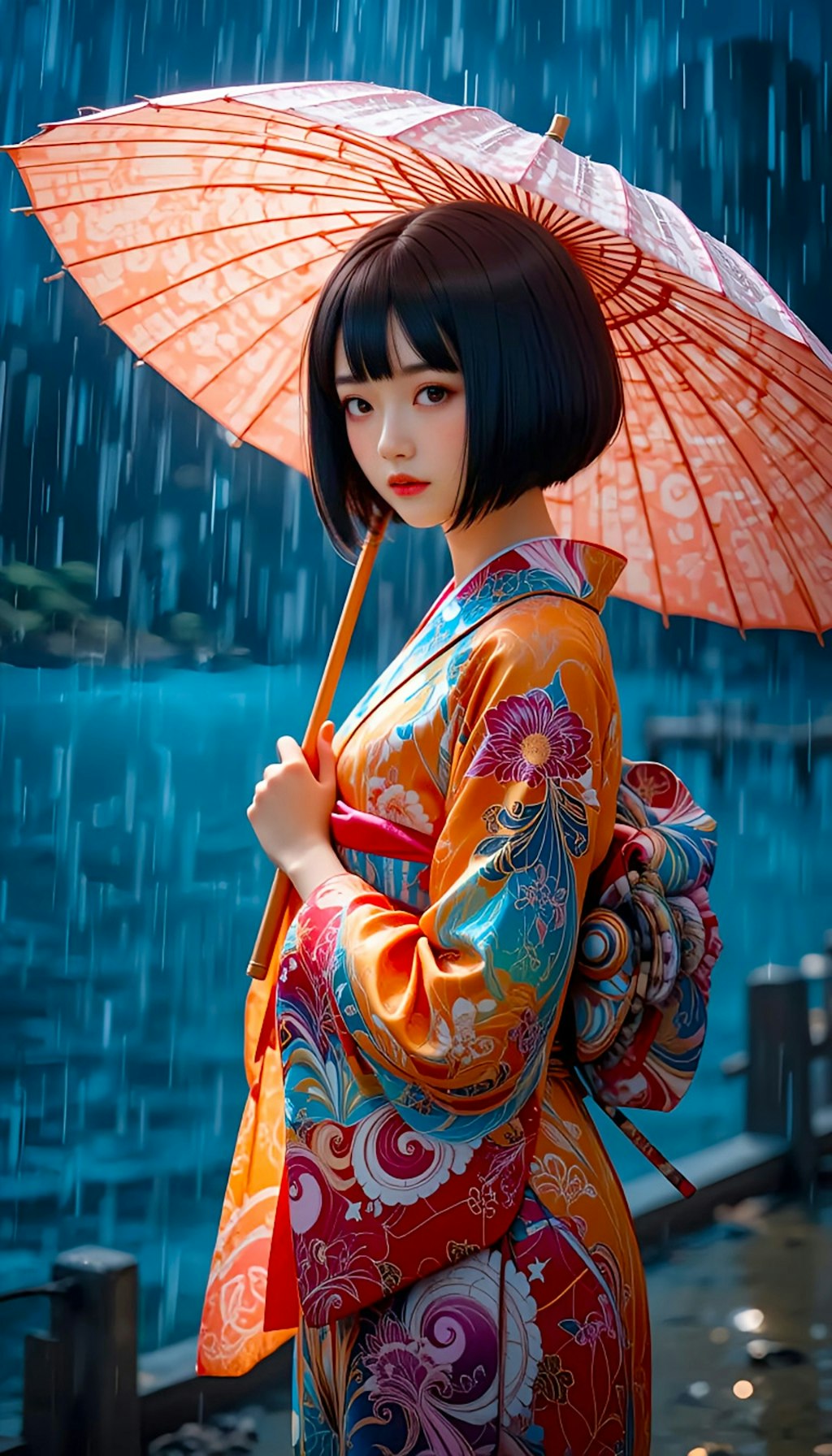 雨の日の君