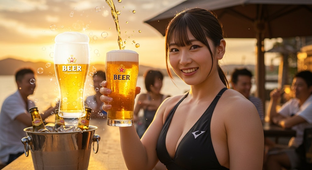 生ビールのCM