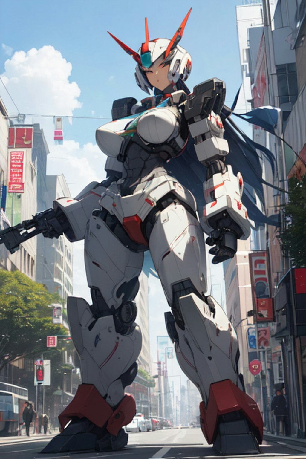 美少女型巨大戦闘ロボ