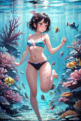 水中の少女10