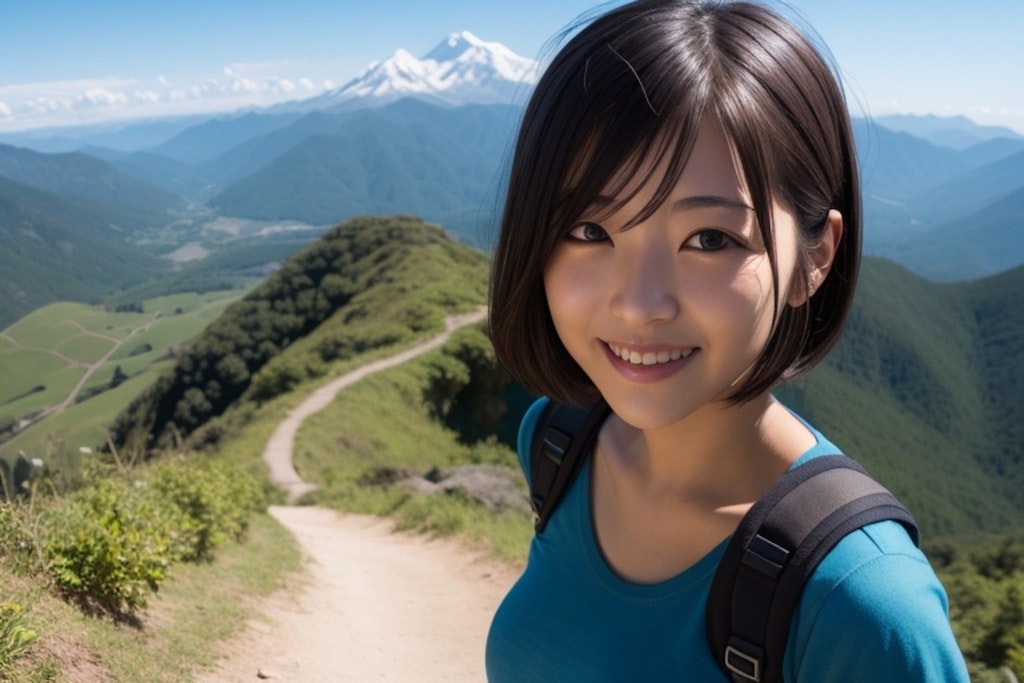 なかなか登山上級者な美女たち