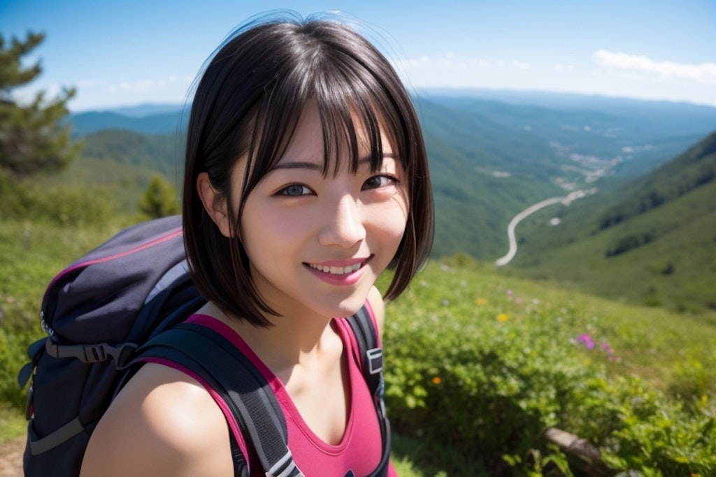 なかなか登山上級者な美女たち