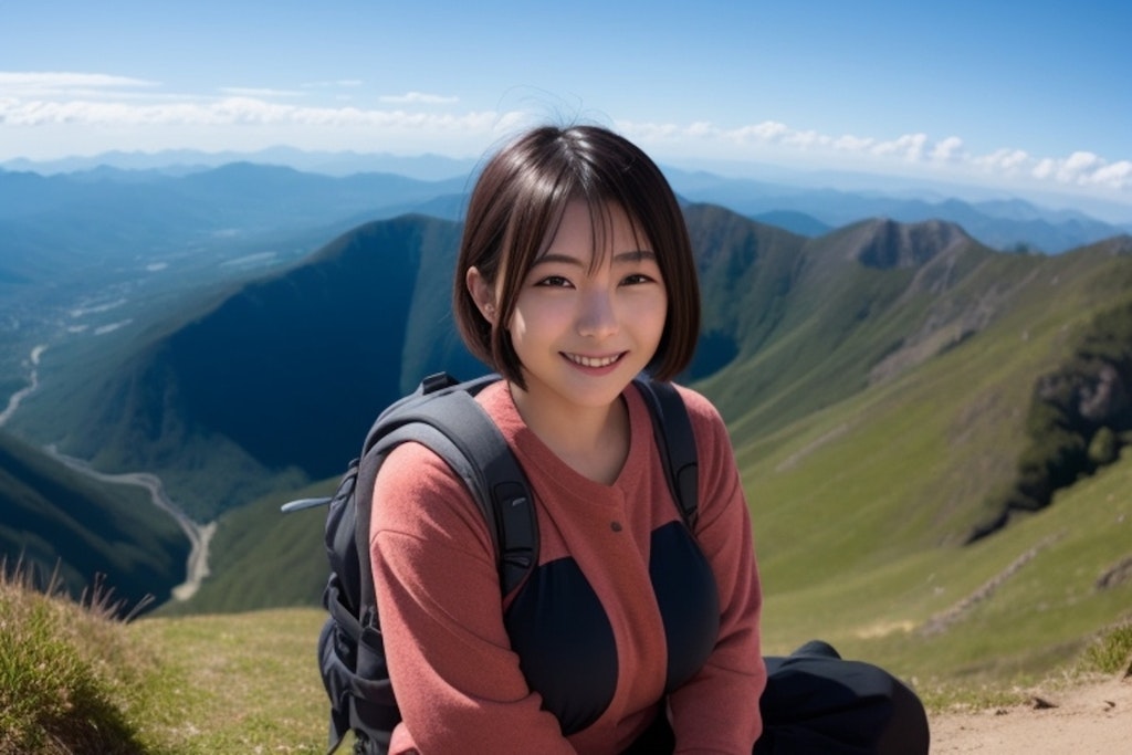 なかなか登山上級者な美女たち