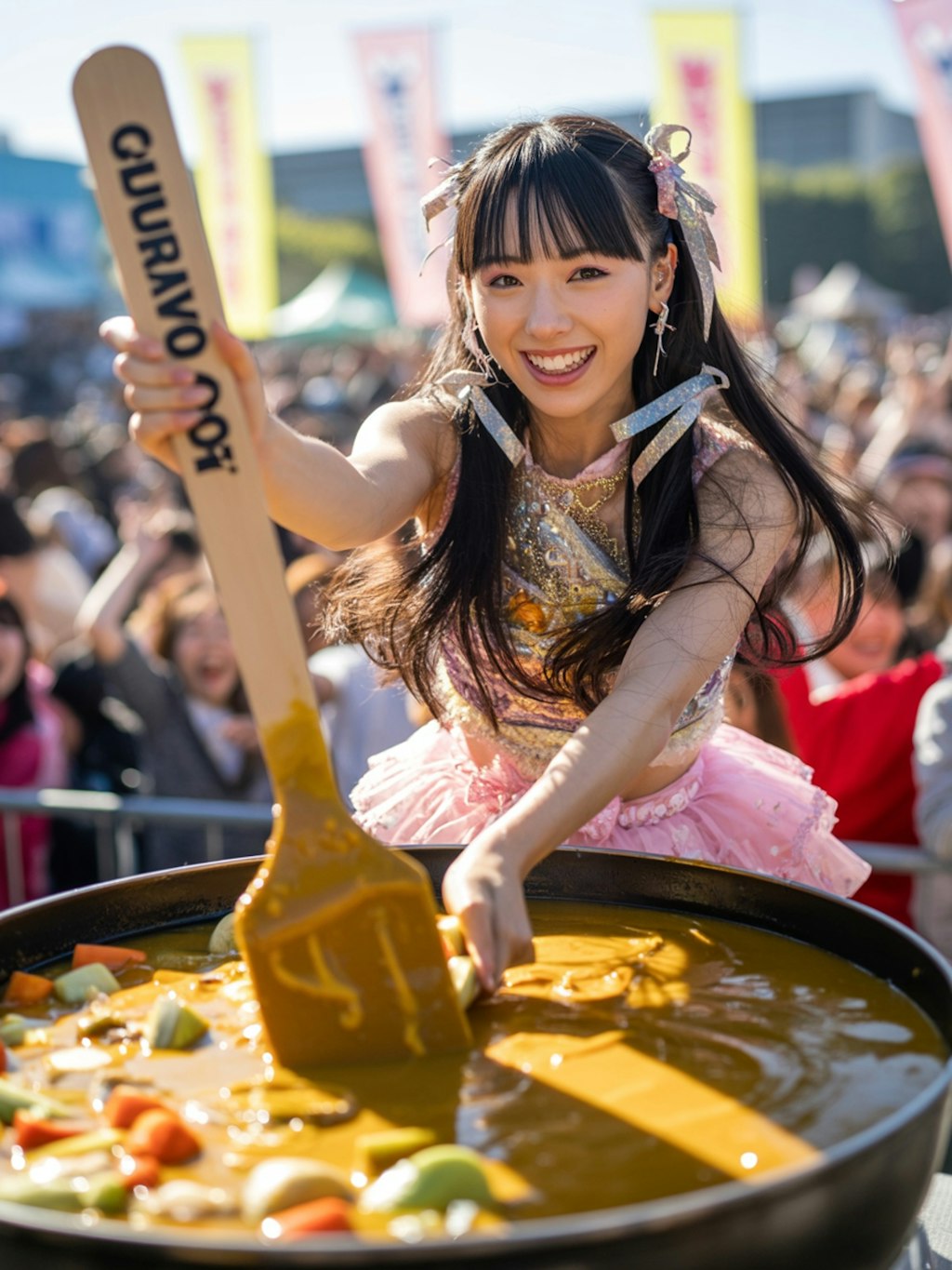 踊る朝カレー！