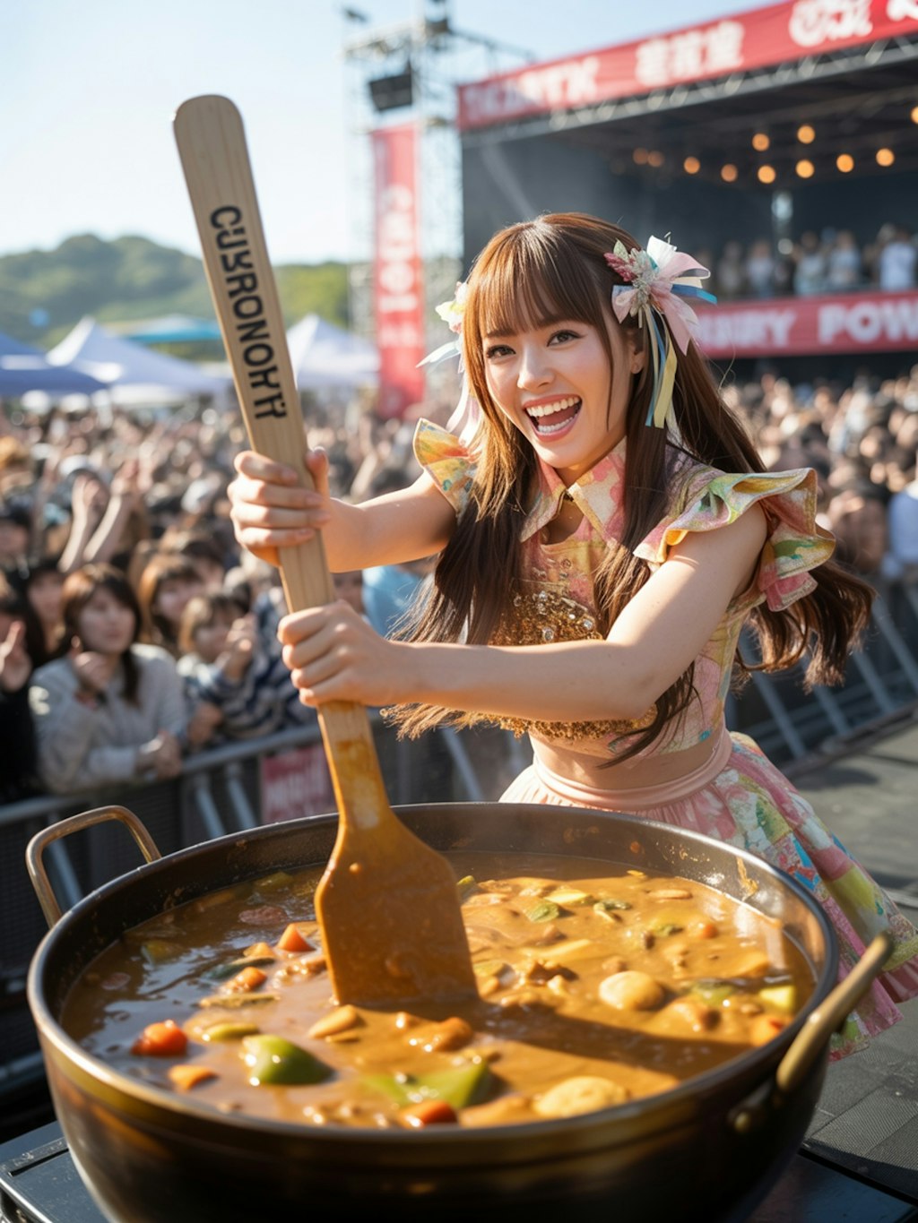 踊る朝カレー！