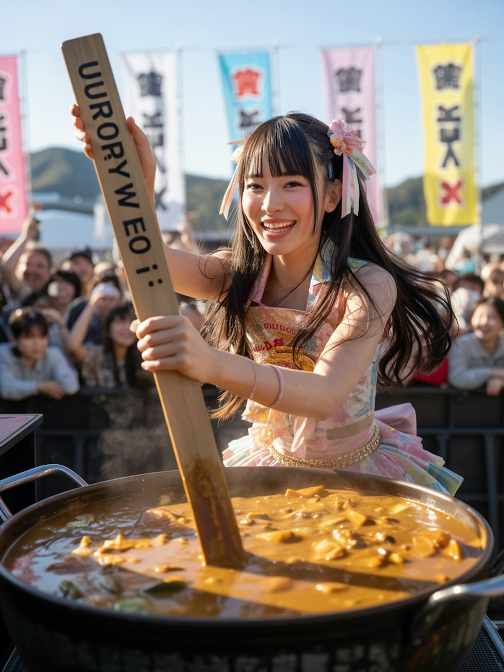 踊る朝カレー！