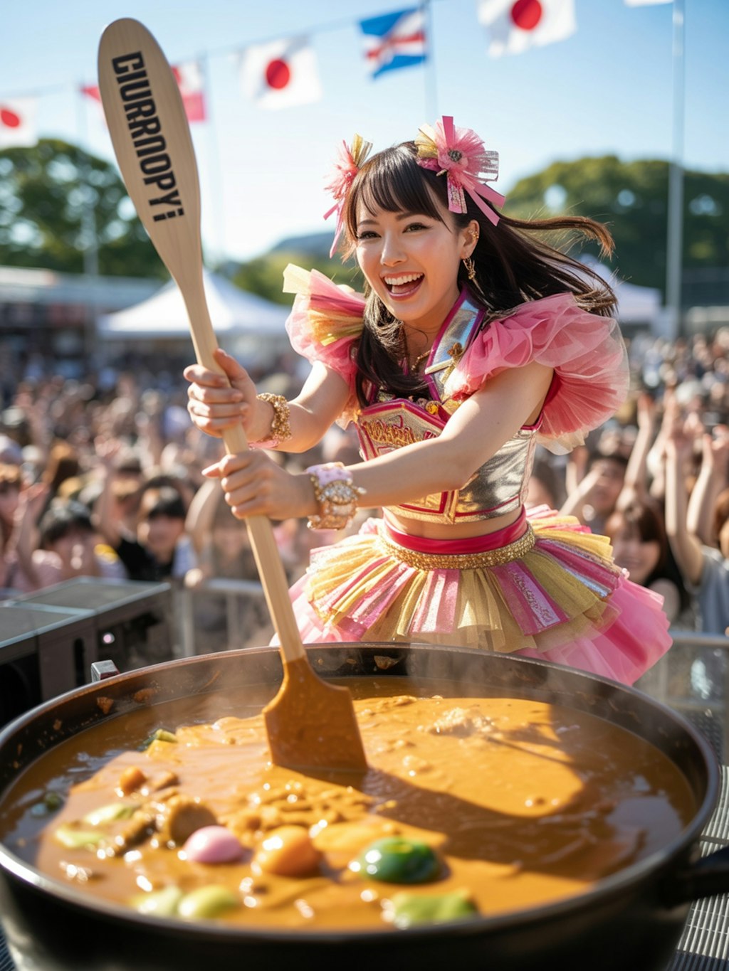 踊る朝カレー！