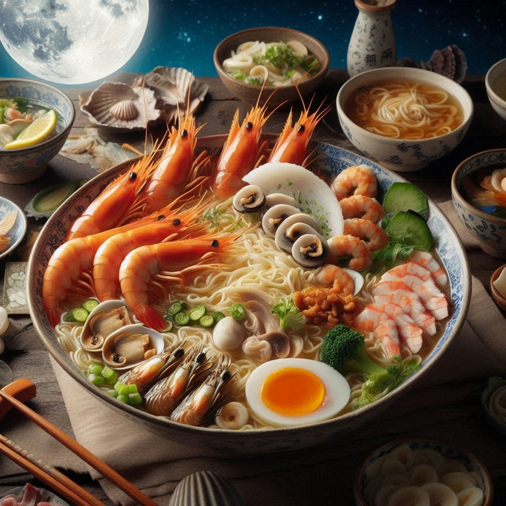 月見seafood noodle