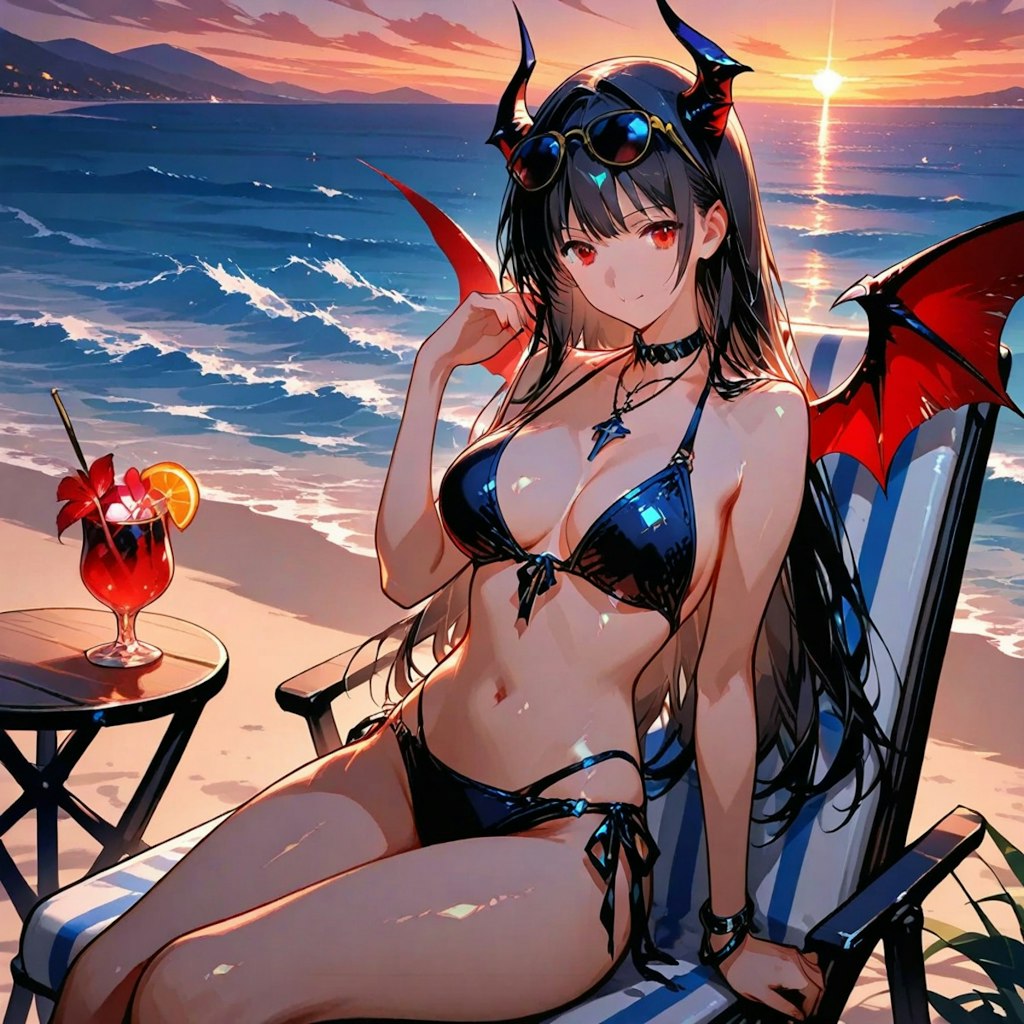 gryphonで悪魔っ子のバカンス250721