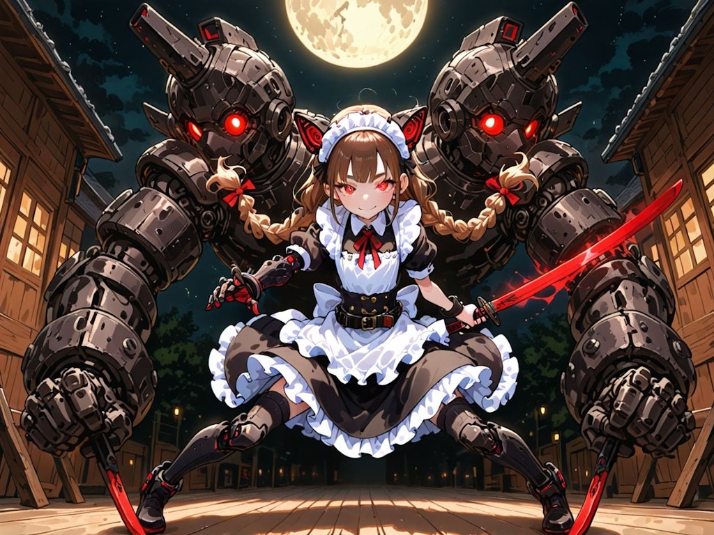 メイド服と復腕