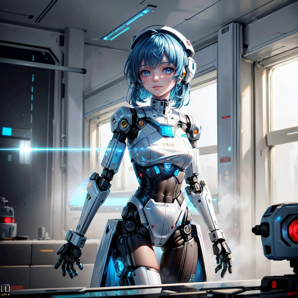 AIアンドロイドの彼女 Blue Ver. Concept02