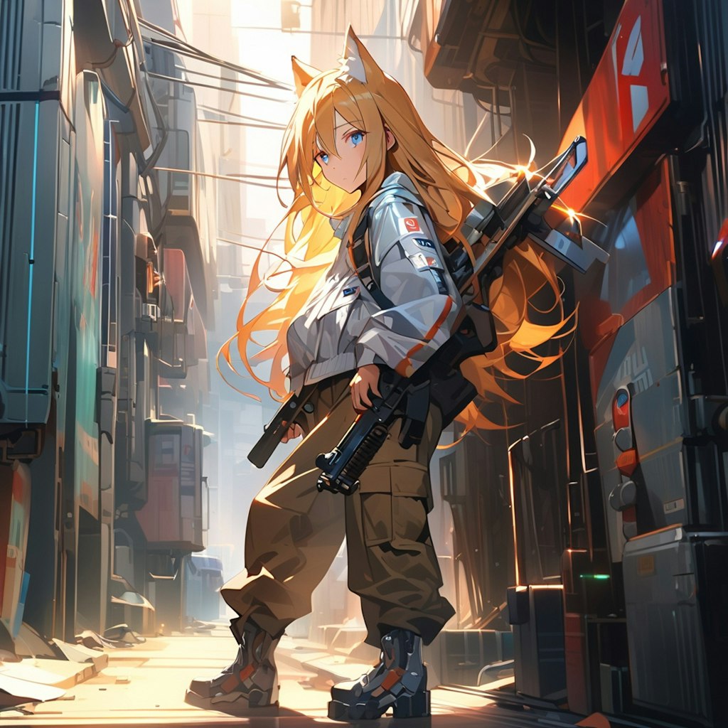 ケモ耳武器少女