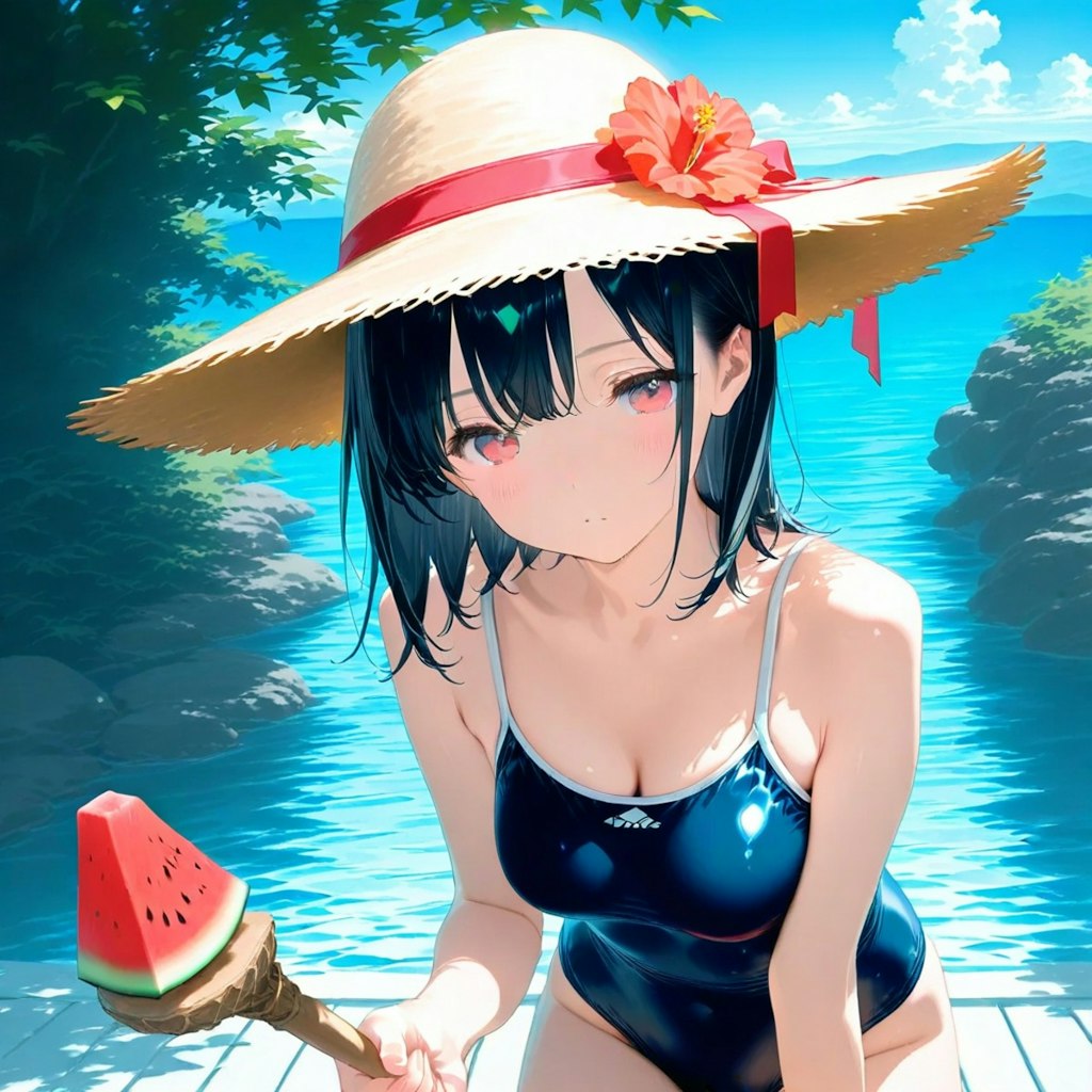 スイカ割りのつもりが…