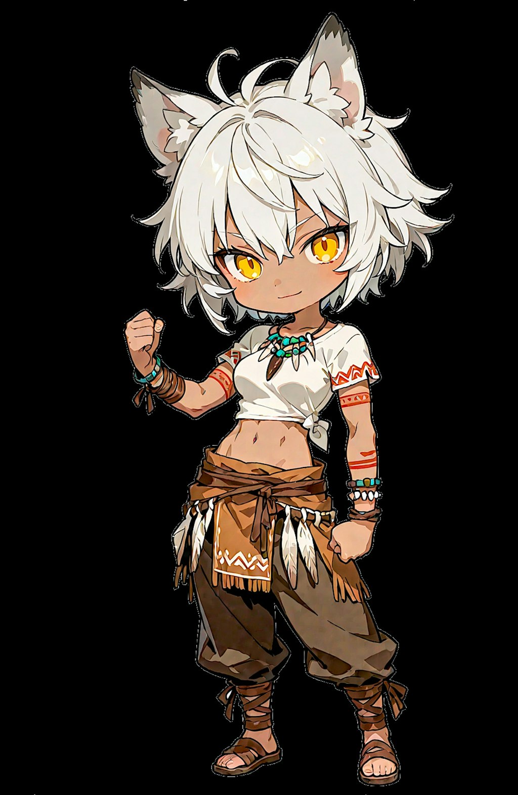 狼の戦士と屋外ねこBAR
