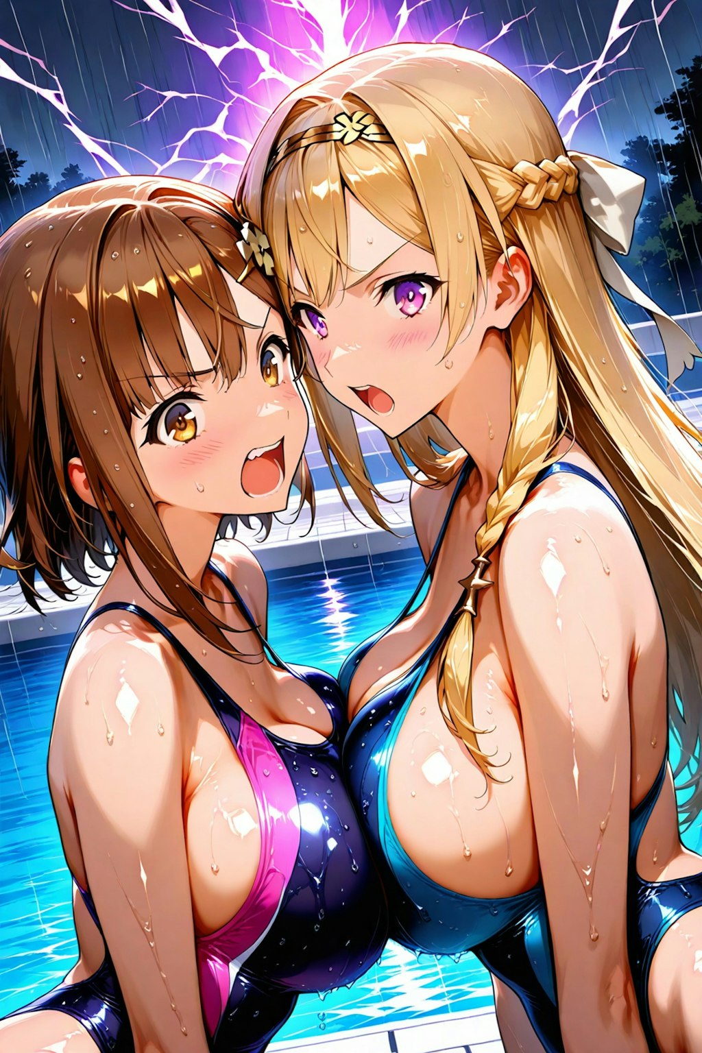 ライザとクラウディア！女の喧嘩！！・・仲裁したタオに「タオは黙ってろ！！」