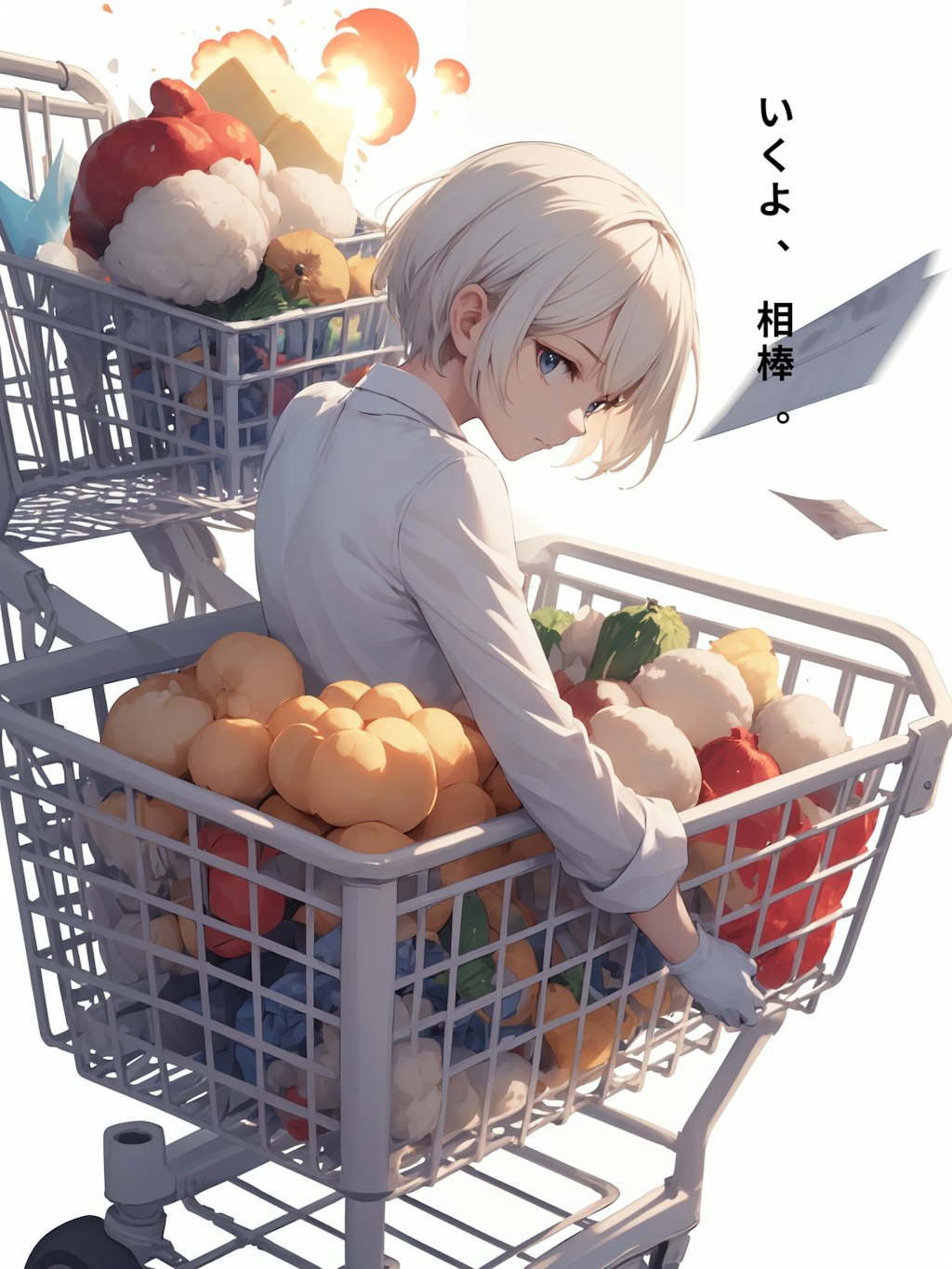 AI shopping cart summer festival